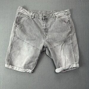 G-Star 5620 3D Tapered 1/2 Shorts XL W36 Jeans Hose Raw